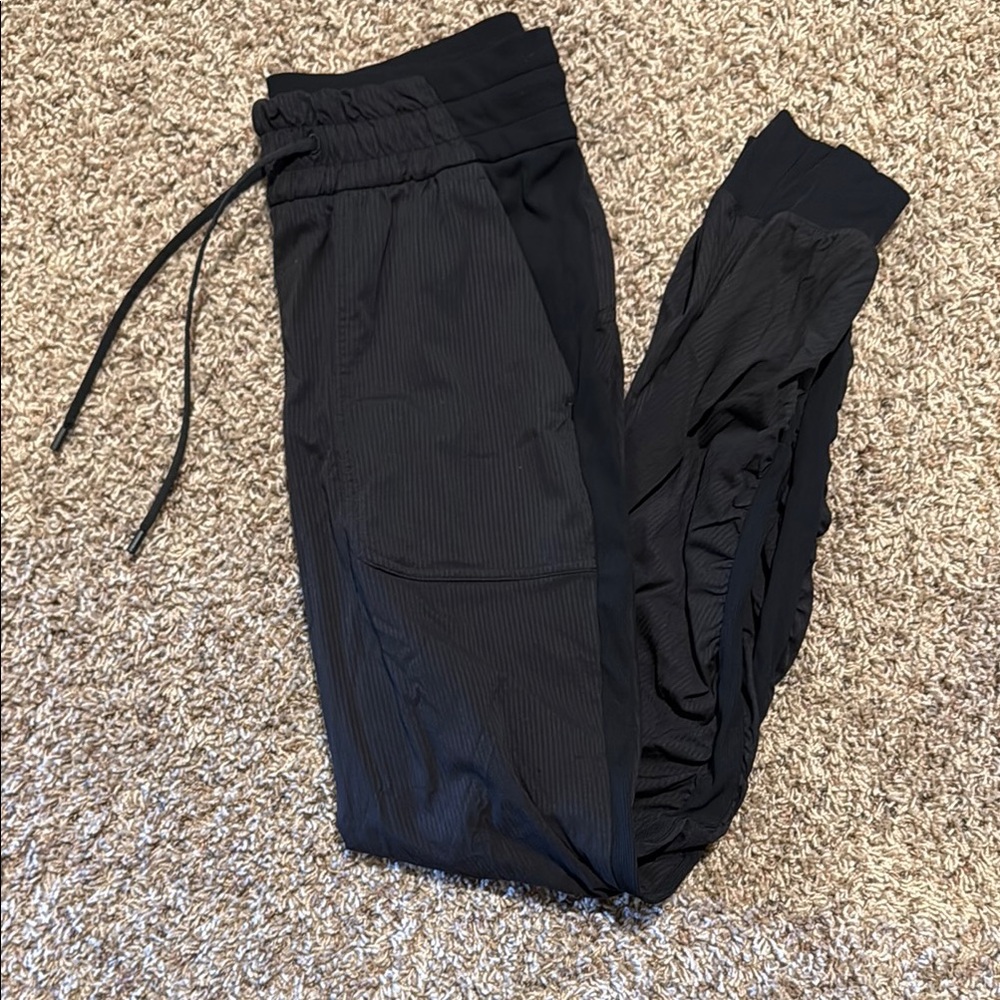 Kids Black Jogger Pants